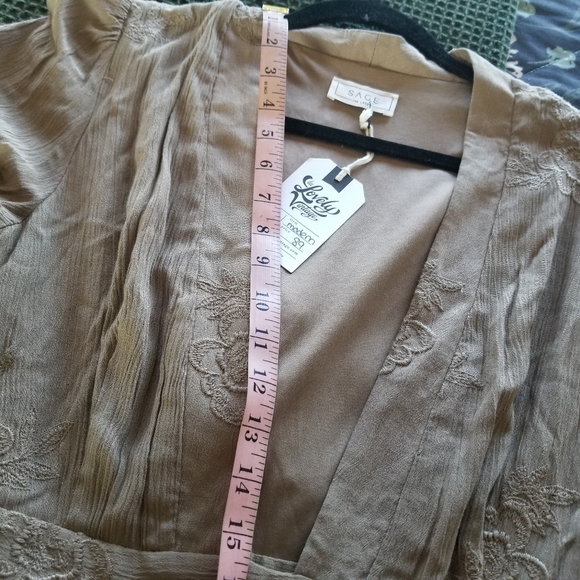 Sage The Label | Plunge Neck Embroidered Maxi Dress - Picture 10 of 11